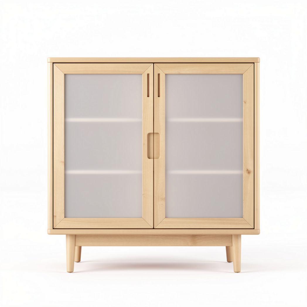 Szafka rtv z drewna sosnowego w kolorze naturalnym 60 x 35 x 75cm