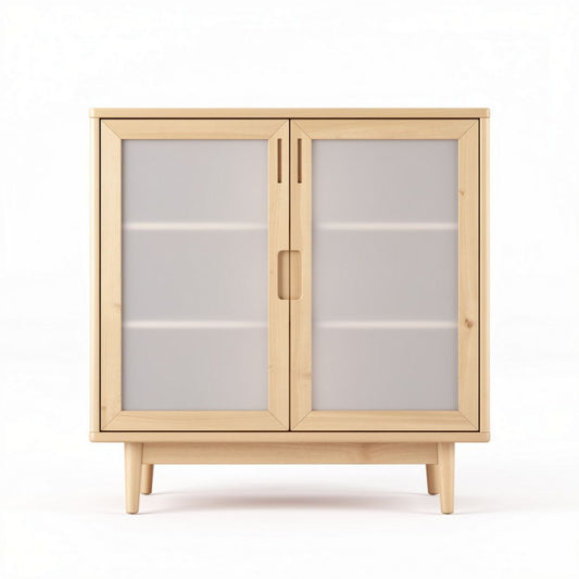 Szafka rtv z drewna sosnowego w kolorze naturalnym 60 x 35 x 75cm